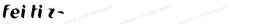 fei ti z字体转换